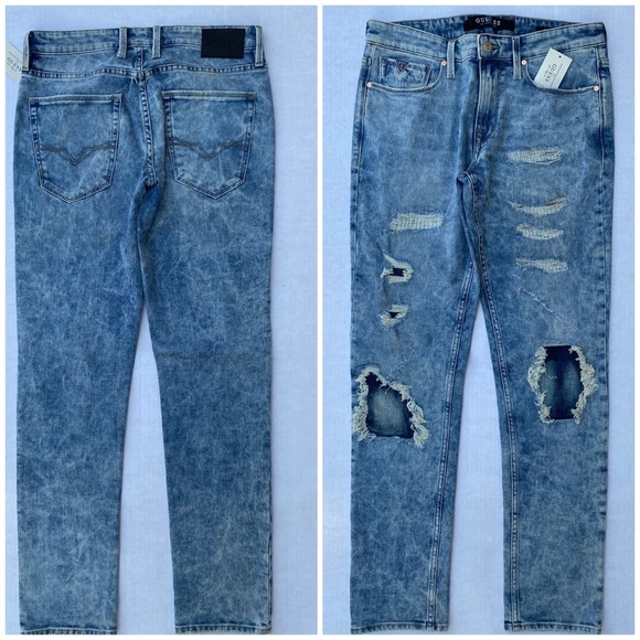 GUESS Slim Tapered Men's Jeans SZ 32 - Picture 1 of 9